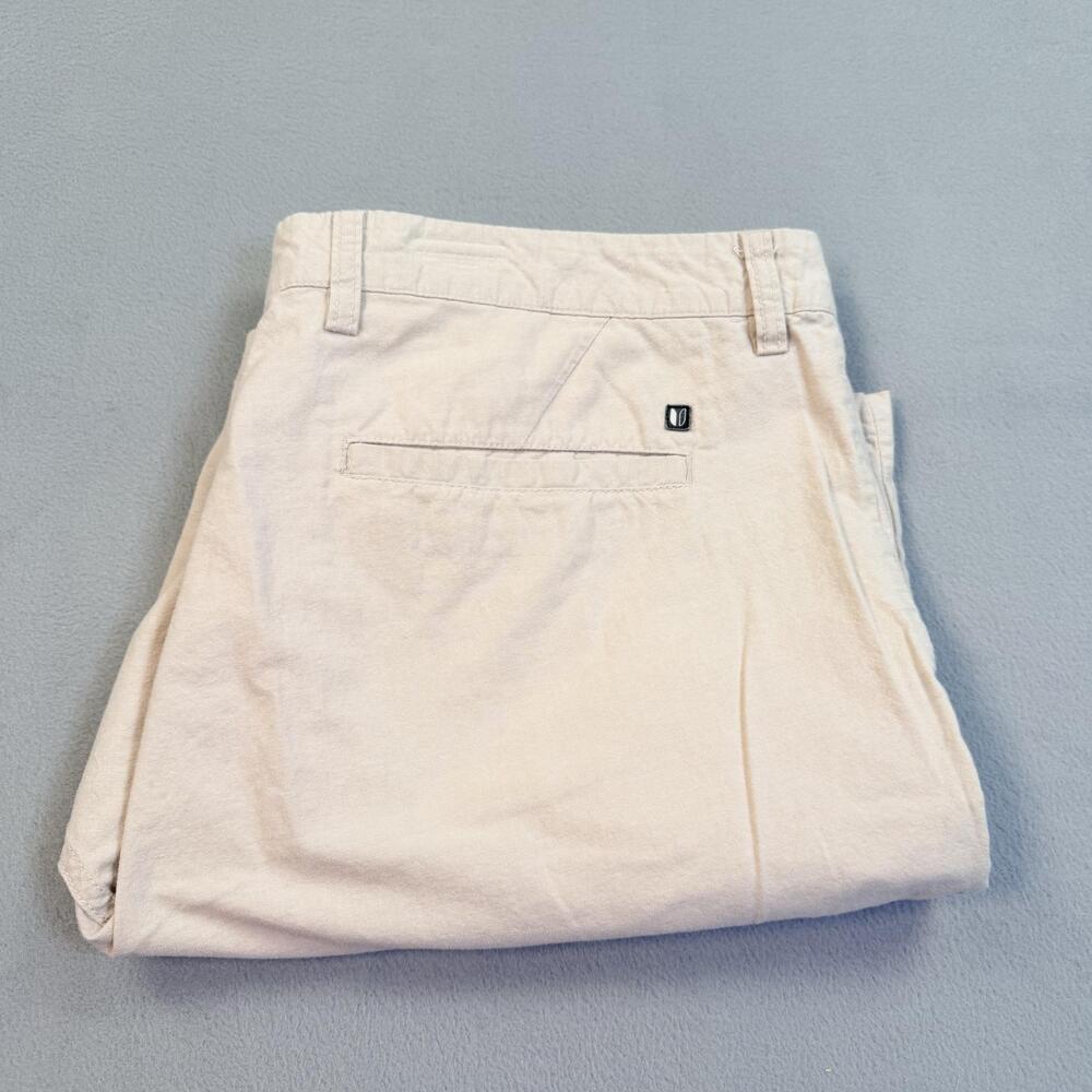 Linksoul Shorts Mens 38 Beige Canvas Chino Golf Performance Stretch Summer